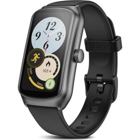 AMOLED Unisex Fitness Tracking Smartwatch With Heart Rate, Blood Oxygen And Sleep Monitoring, Waterproof Function, Pedometer, Swimming Health Activity