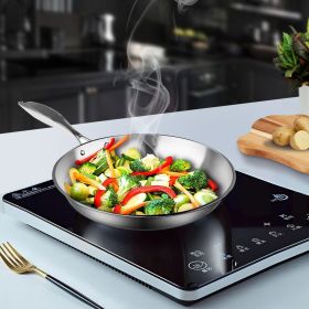 SOGA 30cm Stainless Steel Fry Pan – Top-Grade Non-Stick Induction Compatible Frying Pan Skillet
