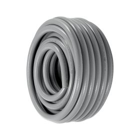 VEVOR 1-Inch Flexible Electrical Conduit, 100 ft, PVC Liquid-Tight Conduit Non-Metallic with 5 Straight and 5 90-Degree Conduit Connector Fitting