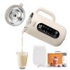 IAGREEA 8 in 1 Nut Milk Maker Machine Stainless Steel Lid BPA Free for Homemade Almond/Oat/Soymilk