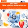 Professional Blender, Commercial Countertop Blenders, 68 oz Plastic Jar Blender Combo, Stainless Steel 3 Functions Blender, for Frozen Drinks, Shakes