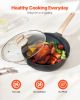 19 Piece Pots and Pans Set, Granite Nonstick Cookware Set, Induction Cookwares, Kitchen RV Cooking Sets with Frying, Sauce, Saute, Tempered Glass Lids