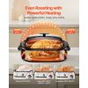 Roaster Oven, 18QT Electric Roaster Oven, 150-450 F Adjustable Temp Electric Roasting Pan, Multifunctional Electric Roaster Oven with Self-Basting Lid