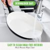 Soft Grip Healthy Ceramic Nonstick 23 Piece Kitchen Cookware Pots and Frying Sauce Saute Pans Set with Kitchen Utensils, PFAS-Free, Dishwasher Safe