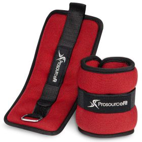 Ankle Weights 1.5 lb  Set of 2  Red