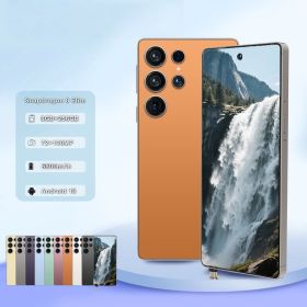 U25 Ultra 5G Unlocked Smartphone,12GB+512GB 6800mAh Fully Cell Phone for Android 14, 6.8" HD Screen Unlocked Cell Phone (Color: Orange)