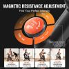 VEVOR Exercise Bike, Adjustable Magnetic Resistance Stationary Bike, Indoor Cycling Bike for Home Cardio, Workout Bike with Silent Belt Drive
