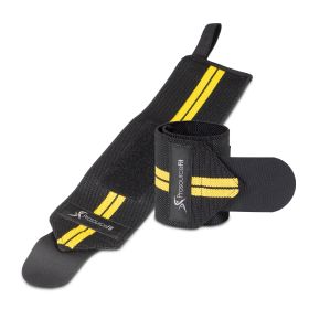 Weight Lifting Wrist Wrap with Loop (Option: Yellow)
